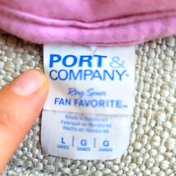 "Lady In The Streets, Freak In The Spreadsheets" Large Pink T-shirt Relaxed L - Picture 3 of 3